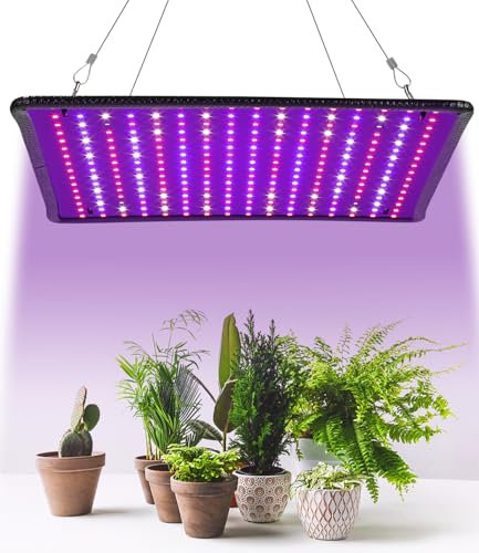 LED Lampe Plante,Lampe LED Horticole Croissance Floraison 225 LEDs Grow Light Panneau LED Culture Indoor Spectre Complet Lampe Croissance Plante avec pour Plante Croissance d'intérieur