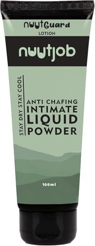 Nuut Guard Anti Chafe Liquid Intimate Powder 3.4 Fl Oz | Ball Deodorant, Men Hygiene Product with Aloe Leaf Juice | Intimate Wash | No Itching, Irritation | Anti-Chafing | Men-Boys