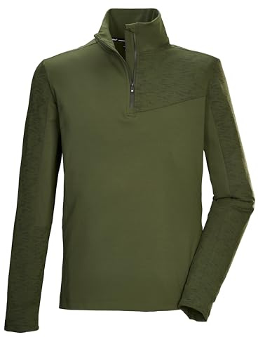 Killtec Funzionale/Camicia in Pile con Collo Alto e Zip Uomo
