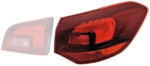 HELLA 9EL 354 998-031 Heckleuchte - Glühlampe - äusserer Teil für Linksverkehr/für Rechtsverkehr - links