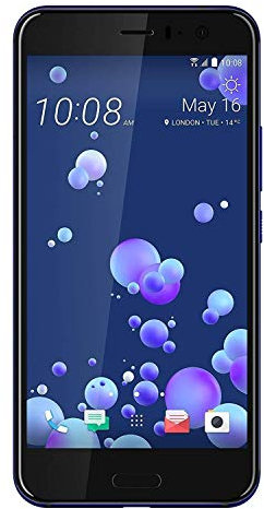HTC U11 Smartphone Single SIM (13,97cm (5,5 Zoll), 16 MP Frontkamera, 64GB Speicher, Android) blau