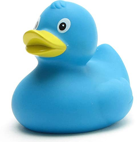 Duckshop I Amanda - Anatra da bagno, colore: blu, L 8,5 cm