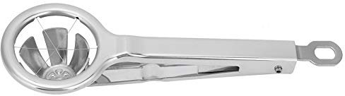 Pinza per tagliare le uova, tagliauova in acciaio inossidabile, taglia piccola a 6 petali per uso domestico per uova sode per tagliare le uova