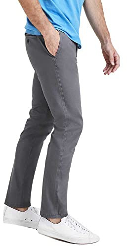 Dockers Original Chino Skinny, Pantalones para Hombre, Car Park Grey, 33W / 32L