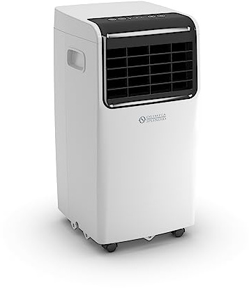 Olimpia Splendid - 02378 Dolceclima Compact 10 MBB Condizionatore Portatile - 10.000 BTU/h, 2,6 Kw, con Telecomando, Gas Naturale R290, Design Made in Italy, Bianco