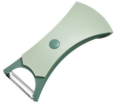 HAZARA Pelafrutta multifunzionale per la casa Pela melone e frutta grattugia frutta grattugia cucina grattugia melone rotante-Green