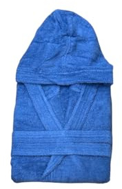 Bassetti Accappatoio Spugna da 360 g/m² Uomo Donna con Cappuccio, Marino, L