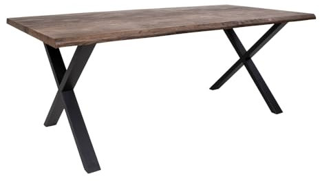 möbelando Esstisch >Toulon< in Natur, Eiche-Massiv - 95x75x200cm (BxHxT)