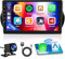 Inefala 2G+64G per Fiat Fiorino/Qubo/Citroen Nemo/Peugeot Bipper 2007-2018 Autoradio Android con Wireless Carplay Android Auto, 10 Touchscreen Stereo Auto con GPS WiFi RDS/FM USB SWC Mic Retrocamera