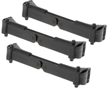 Generic 3 Piezas Conector para Cochecito Gemelar Adaptador Universal Enganche Ajustable para Carrito de Bebé Material Pp Instalación Simple Adecuado para Pase, universal
