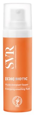 SVR - Fluido [C20] BIOTIC - Siero luminosità anti-età alla vitamina C - Per carnagione spenta, macchie, rughe e linee sottili - Vitamina C 20%, acido ialuronico, probiotici pastorizzati - 30 ml