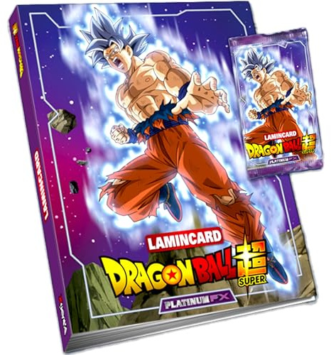 Dragon Ball Super Platinum FX Raccoglitore + 1 Bustina Lamincard, Album Carte Ufficiali Diramix
