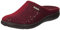 Rohde 6550 Bari Schuhe Damen Hausschuhe Pantoffeln Softfilz Weite G, Größe:42 EU, Farbe:Rot