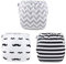 ALVABABY Nuoto Pannolini 3 pz Bambino Neonato Snap One Size Riutilizzabile Regolabile 1-3 Anni ragazzo Ragazza 3ZSWY01-IT