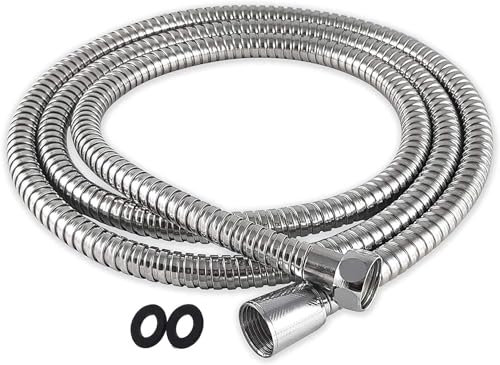 Kippen 5010XB - Flessibile Doccia a Doppia Aggraffatura, Lunghezza: 200 cm.