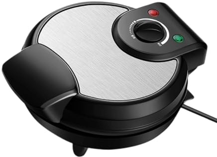 KESOTO Electric Waffle Cone Maker Non Stick Deep Fill Waffle Iron, Belgian & American Waffle Machine, 1200W Breakfast Snacks Machine, Kitchen Baking Tool for Home Baking And Egg Roll Preparation