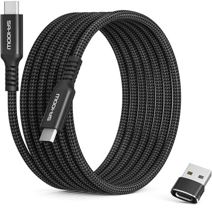 Basesailor Ladekabel für Samsung Galaxy Tab S10 Plus Ultra,USB C auf Typ C 100W Kabel 3M mit USB A Adapter,PD Schnellladekabel für iPhone 17 16,Tablet S9 S8 S7 FE S6 Lite,A9 A8 5G A8.0 (2019) A10.5