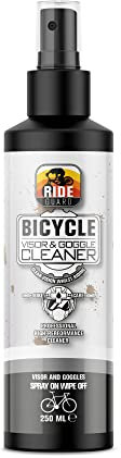 Ride Guard - Bike Visor, Lens & Goggle Cleaner | Removes Dirt, Grease & Grime | Streak Free Finish - 250ml
