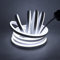 Striscia LED Neon 2835 Tubo LED Flessibile Impermeabile Luminosa 220V IP65 120 LED/M Corda Stringa Lampada con Alimentatore di rete e Dimmerazione manuale Controller,per Camera da Letto (10m, Bianco)