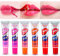 Erinde 6er Lippenstift Set, Natürlicher Lip Stain, Lip Gloss-Peel und klare Lipgloss-Flecken - Lippenstift-Ti - Lippen-Gloss Set für Frauen - Lang anhaltend und wasserfest.
