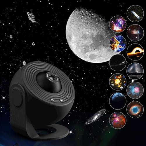 Sternenhimmel Projektor, Planetarium Galaxy Projektor 13-in-1 Sternenhimmel Starry Skylight Projektor für Kinder Erwachsene mit Sonnensystem/Nebel/Mond/Himmels Galaxie Projektor, Nachtlicht Lampe