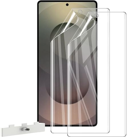 WFTE [Lot de 2] Verre Trempé pour Samsung galaxy S25 ultra 5G, 0,26mm Film de Protection D'écran avec Haute Transparence à 99%, Anti-trace Protecteur avec Dureté 9H Glass