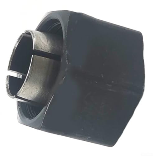 Zilimontt Mandrino a pinza per router, pinza per router, adattatore di serraggio per mandrini per fresatrice ad alta precisione, per lavorazione del legno, strumento per macchina da taglio, 12 mm,