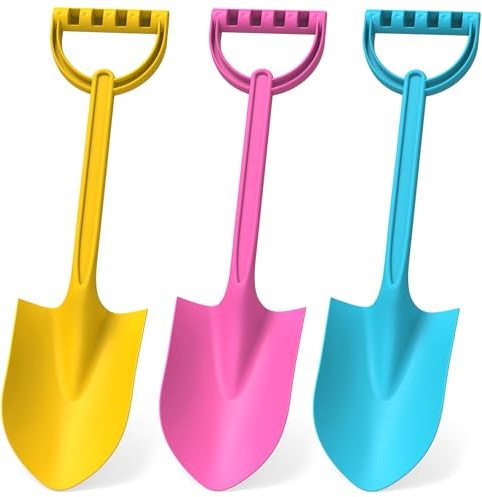 Beach Toy Shovel Heavy Duty Plastic Sand Spade Scoop Tools, Sandbox Sand Essential Toy for Kid Adult, Garden Plant Digging Bath Water Pool Toy Birthday Gift