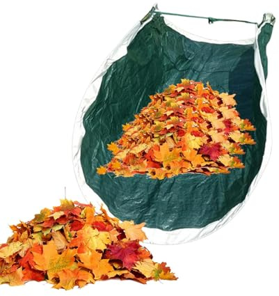 Collecteur de feuilles de jardin | Sacs à déchets de jardin pliables | Solution pour collecteur de déchets pour feuilles d' , débris de jardin, tonte, nettoyage des déchets de pelouse