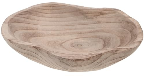 jojofuny Ciotola in Legno Naturale per Uccelli da Giardino Vintage Vasca Bassa per Colibrì e Farfalle Fontana Rustica per Impollinatori e Abbeveratoio Esterno Multifunzionale