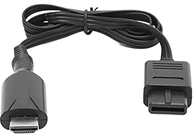 RiToEasysports - Convertidor de vídeo HD para consola de juegos, material ABS, salida Full HD, cable adaptador Plug and Play N64 para juegos retro y soporte multidispositivo