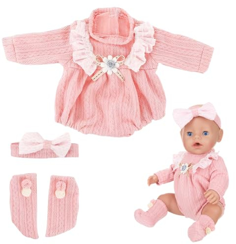 GXGM 3 Pezzi Vestiti Bambole Set,Adatto Per Bambole Da 43 Cm, Per Travestimenti E Collezioni Accessori Per Bambini, Regali Per Ragazzi E Ragazze