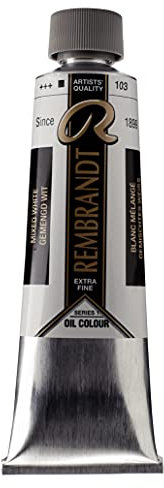 Rembrandt Ölfarbe Tube 150 ml Gemischtes Weiß (Safloröl) 103 (01071032)