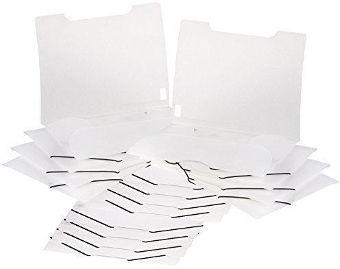 General Office Kunststoff-Mappe: 16er-Set Eckspanner-Einschlagmappen, Gummizug, Kunststoff, transparent (Eckspannmappen, Orgamappen, Rechnung)