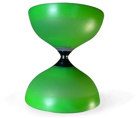Sundia Magforce Series - Professional Triple Magnetic Bearing Diabolo for Increased Speed, Long Spins, High Performance for All Tricks and Levels - Beginners to Pros, Juggling Chinese Yoyo - Green