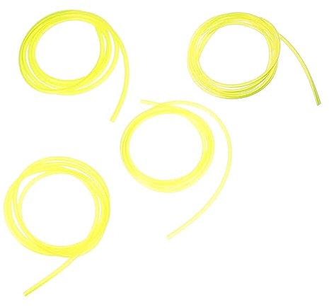 ROMISBABA 4pcs Petrol Line Hose Kit for Chainsaw and Lawn Mower 1.5m Flexible Gas and Grommet Compatible Small Engines