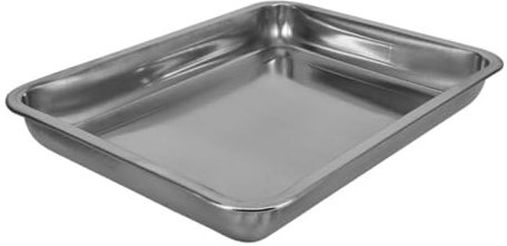 Gadpiparty Bañera de Acero Inoxidable para Palomas y Loros Ducha Integrada, Accesorio Seguro para Jaulas de Pájaros Hogar y Suministros para Mascotas