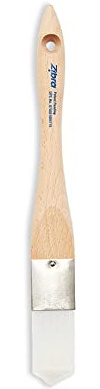 Zibra Triangle Paint Brush for Wall Corners, Doors, Cabinets and Detailed Molding, 1.25-inch, Artist Brush
