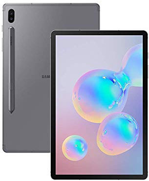 Samsung Galaxy Tab S6 LTE 128 GB 10.5-Inch Tablet - Mountain Grey (UK Version) (Renewed)