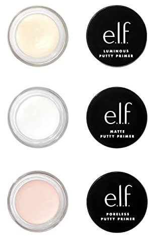 e.l.f. Putty Primer Trio, Enthält Poreless Putty, Matte Putty & Luminous Putty Primer In Reisegröße, Vegan & Tierversuchsfrei, 4 g Jede