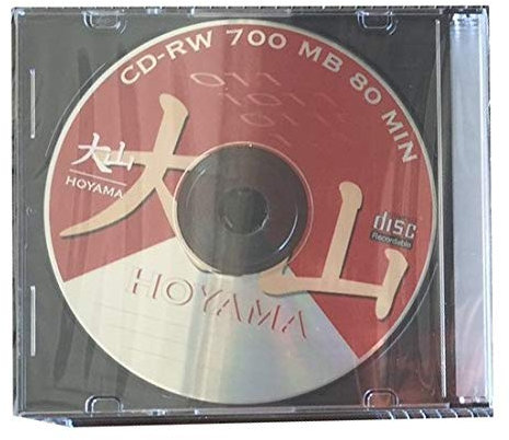 CD-RW Hoyama wiederablösbar – mit Slim Hülle – 10 Stück