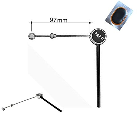 Y - Verbindungskabel Bremszug 97 mm für Cantilever - Bremse inkl. maxxi4you Reflexband