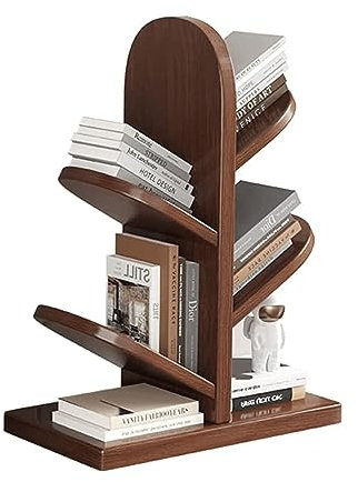 4-stufiges/7-stufiges/9-stufiges Bücherregal Gummibaum-Bücherregal Kreative Baum-Bücherregale Home-Rack-Bücherregal Klassisches Bücherregal