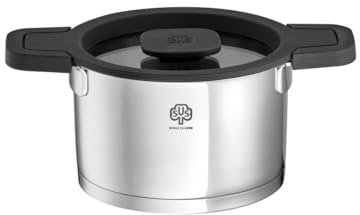 Schulte-Ufer Fleischtopf Maxa by Barski Design 64119-16, Edelstahl, 16 cm, ca. 2,0 l