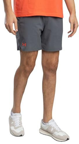 Under Armour Herren 1373718-028 Shorts, Castlerock/Fire, M