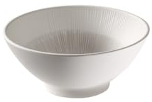 APS 85509 - Ciotola in melamina, Ø 19 cm, altezza: 8 cm, 0,9 litri, colore: Bianco/Beige