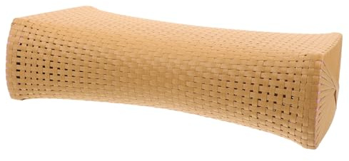 DEARMAMY Cuscino per Sauna in Plastica Effetto Finto Rattan, Cuscini per Cervicale, Design Ergonomico per Bagno Spa