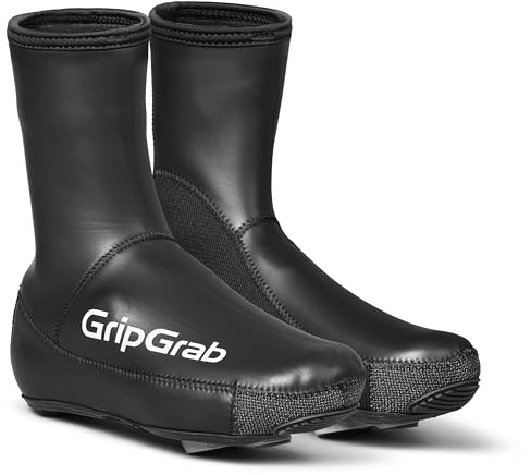 GripGrab PACR Couvre-Chaussures d'hiver pour vélo de Course - Imperméables - Chaudes - sans Fermeture éclair - Thermique - en néoprène