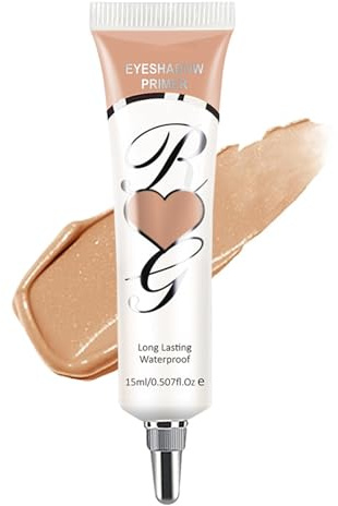 Eyeshadow Primer, Pigment Base Eyeshadow Primer, Ultra-Creamy Eye Base Lightweight Long Lasting Eye Primer, Matte Full Coverage Concealer Makeup for Mature Skin 15ml (3# dark)