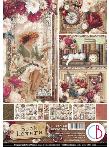 Ciao Bella Bloc decorativo creativo A4 para amantes de los libros